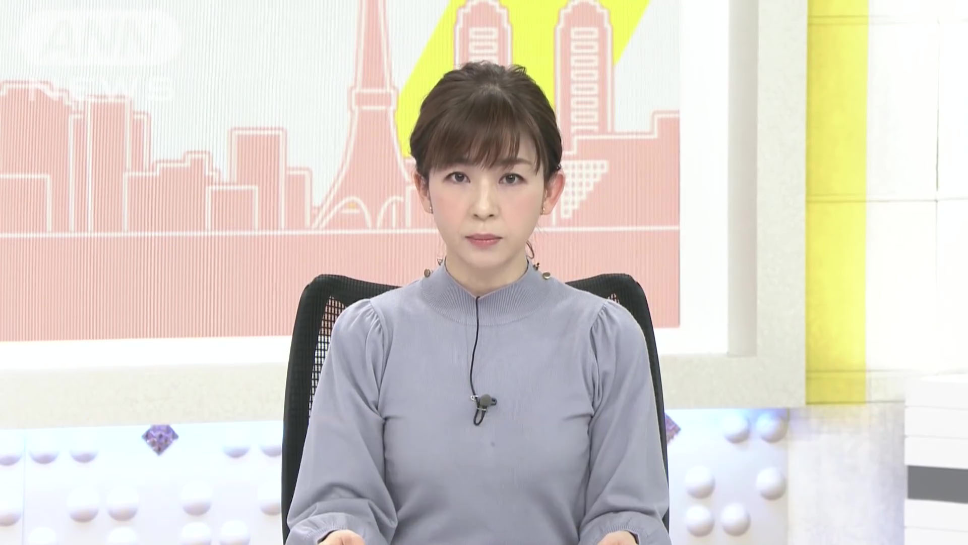 松尾由美子アナ 豊乳がクッキリ アナきゃぷ速報