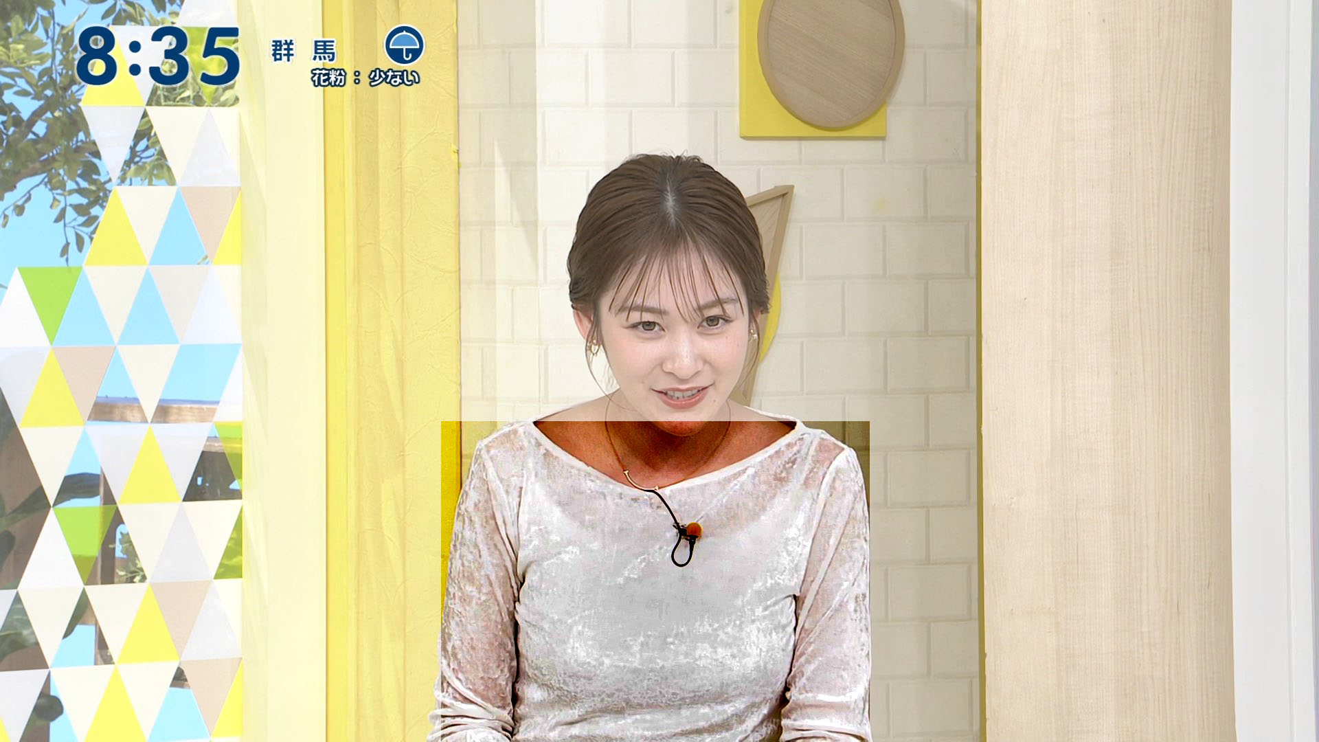 透け透け、岩田絵里奈アナ！ ブラ紐まで透ける！！ : アナきゃぷ速報