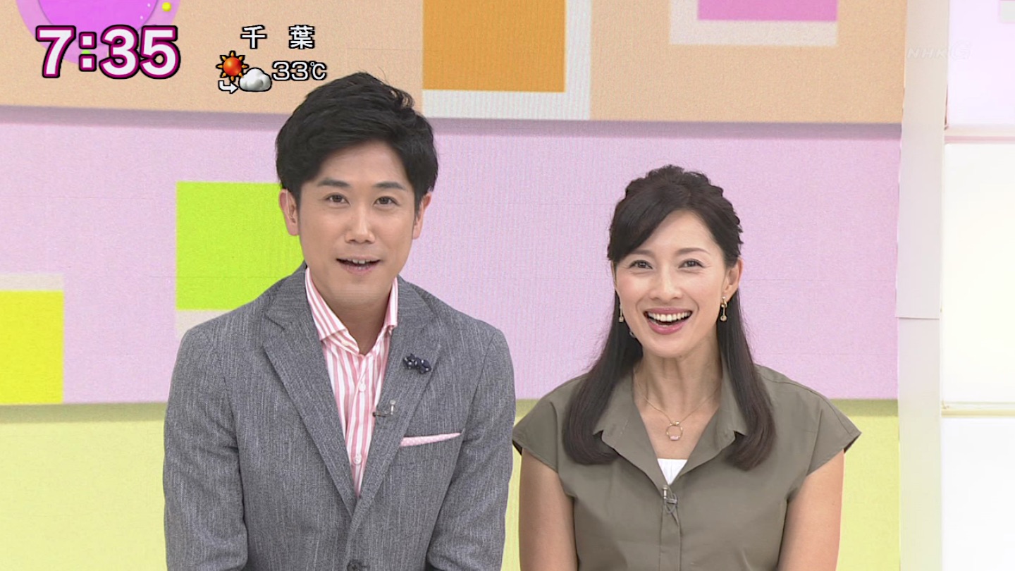 小郷知子アナと上村陽子アナ シコを踏む おはよう日本 アナきゃぷ速報