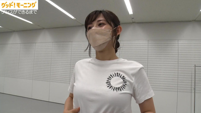 斎藤ちはるアナ　Tシャツの豊乳が揺れる！！【GIF動画あり】