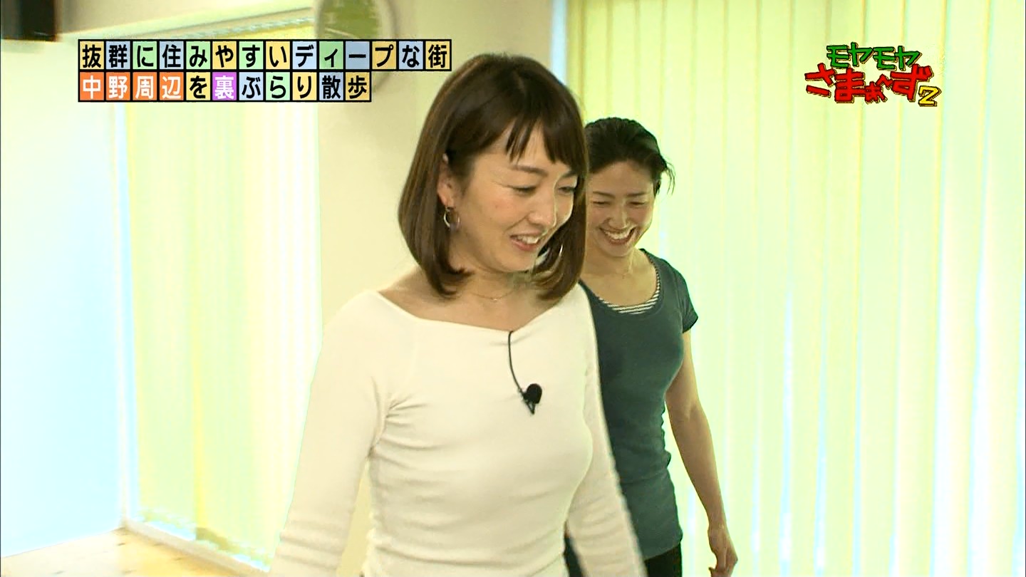 狩野恵里アナ ムチムチ過ぎるピタパン ボディーライン アナきゃぷ速報
