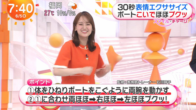 井上清華 めざましテレビ  7