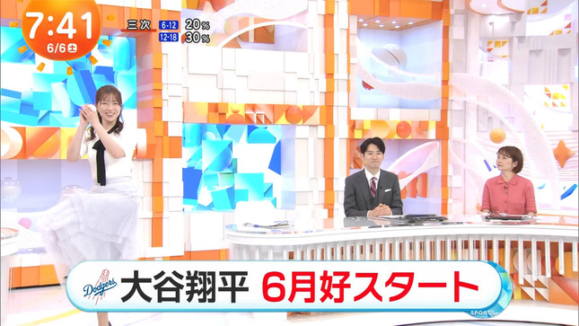 阿部華也子 めざましどようび 8