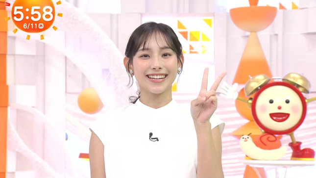 石渡花菜 めざましテレビ 9