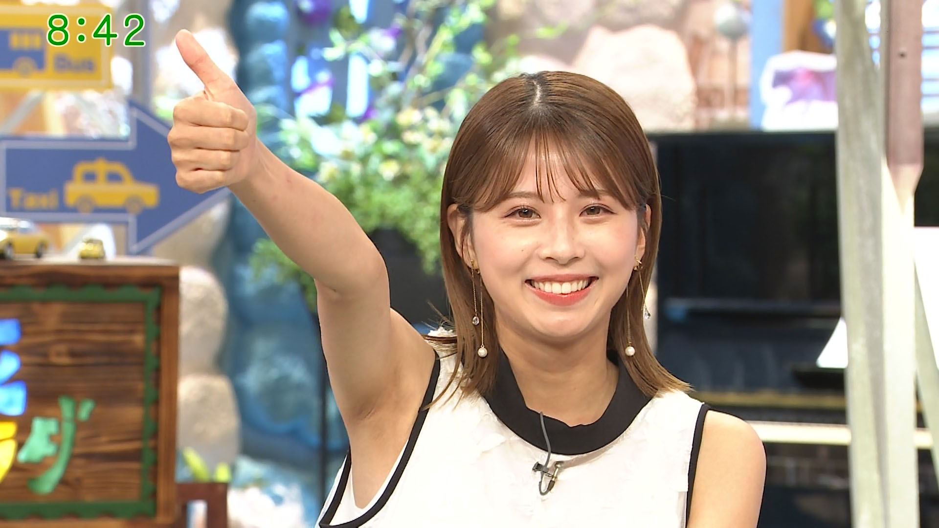 大仁田美咲アナ ノースリーブで脇全開!! | アナきゃぷ速報