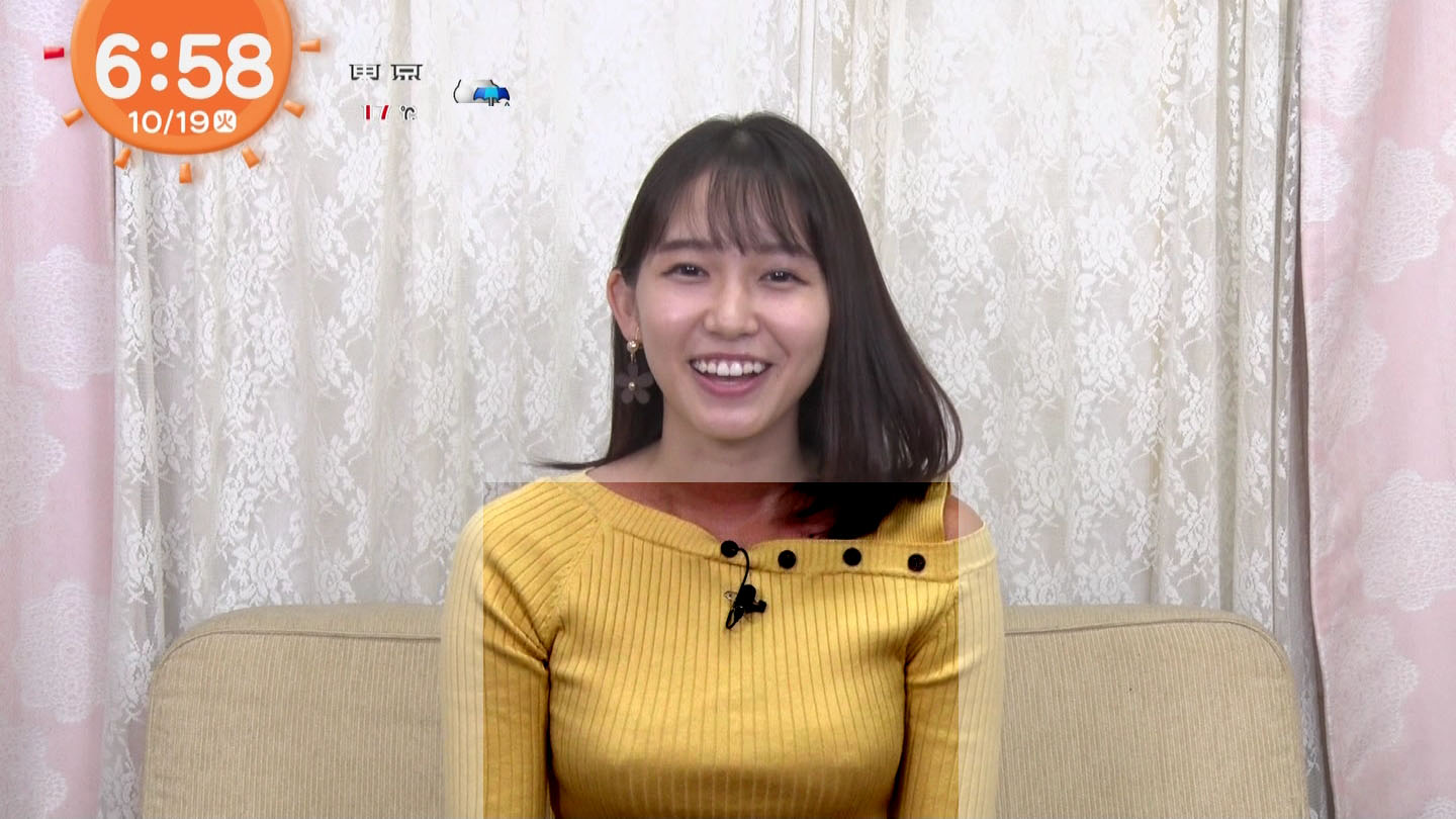 めざまし、巨乳「イマドキガール」の胸のポッチが話題に！！【GIF動画あり】 : アナきゃぷ速報