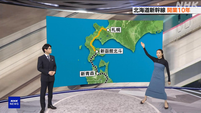 副島萌生 NHKニュース7 9