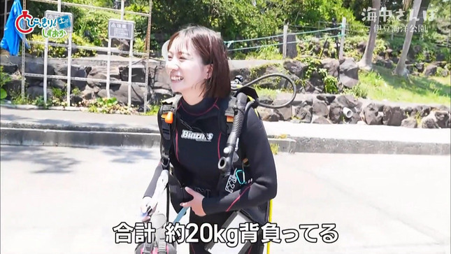 笹村朱里 「とびっきり！しずおか土曜版」海中さんぽ 18