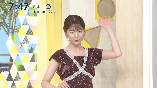 黒田みゆアナ　セクシーノースリーブ脇！！