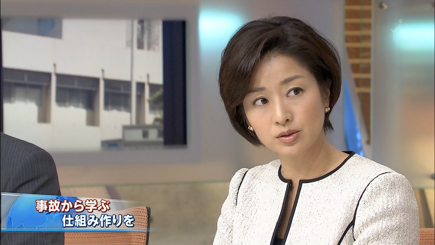 膳場貴子アナ セクシー ニット乳 アナきゃぷ速報