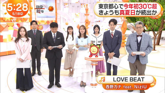井上清華 めざましテレビ 1