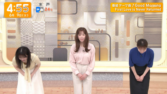 入江あんなアナ　ニットで胸チラ！！