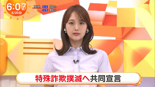 井上清華 めざましテレビ 3
