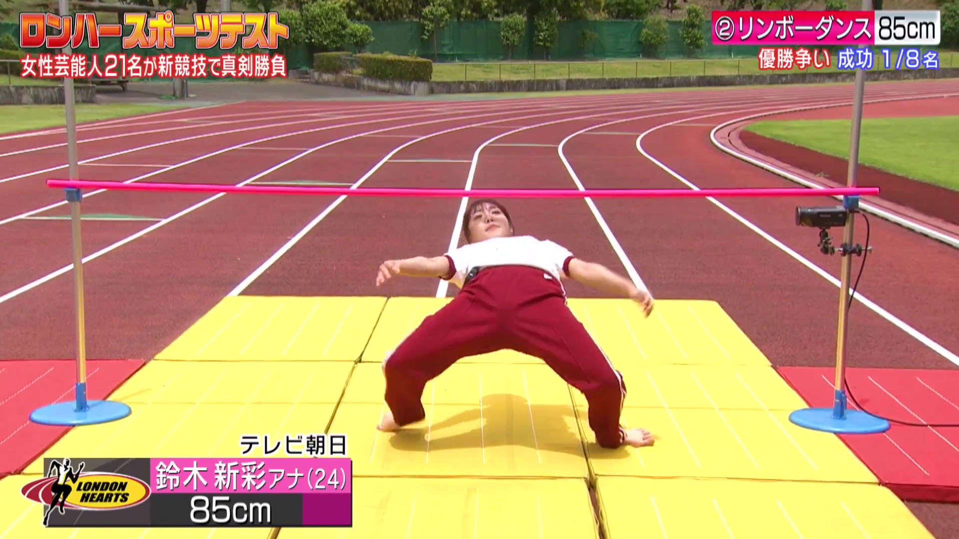 スポーツ 胸揺れ エロ gif 鈴木新彩アナ 全力疾走で乳揺れ、リンボーダンスで土手くっきり！！【GIF動画あり】 : アナきゃぷ速報