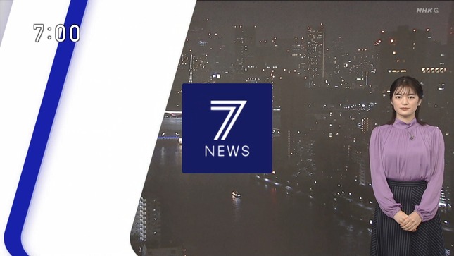 川﨑理加 NHKニュース7 NHK NEWSLINE 1