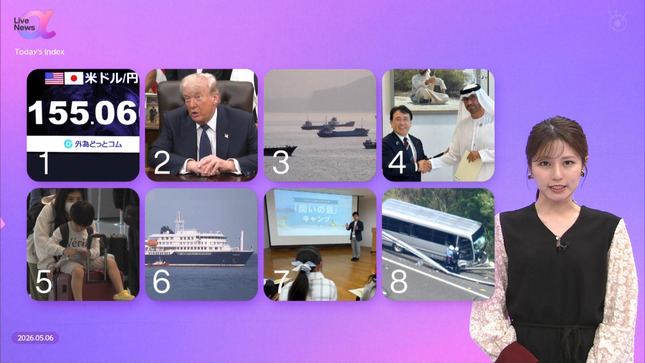 堤礼実 FNN Live News α 7