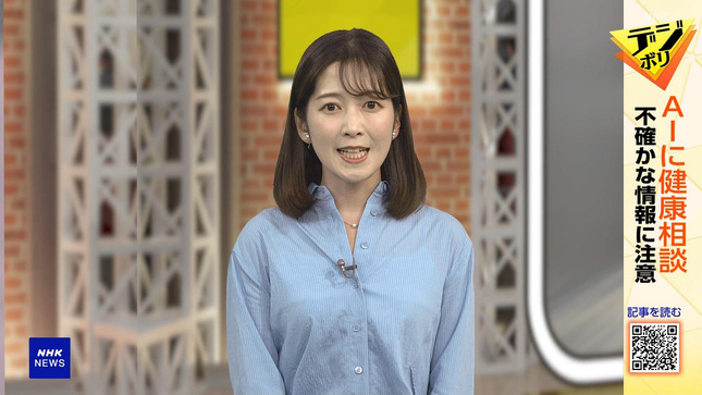姫野美南アナ　うっすらと透ける！！