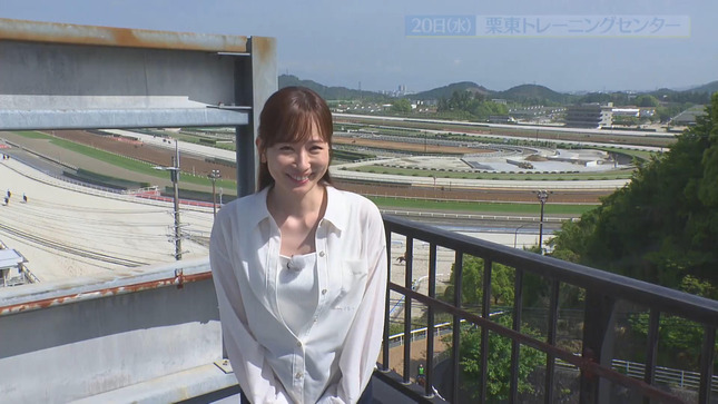 日本ダービー 直前「皆藤愛子 栗東トレセン有力馬取材」 1