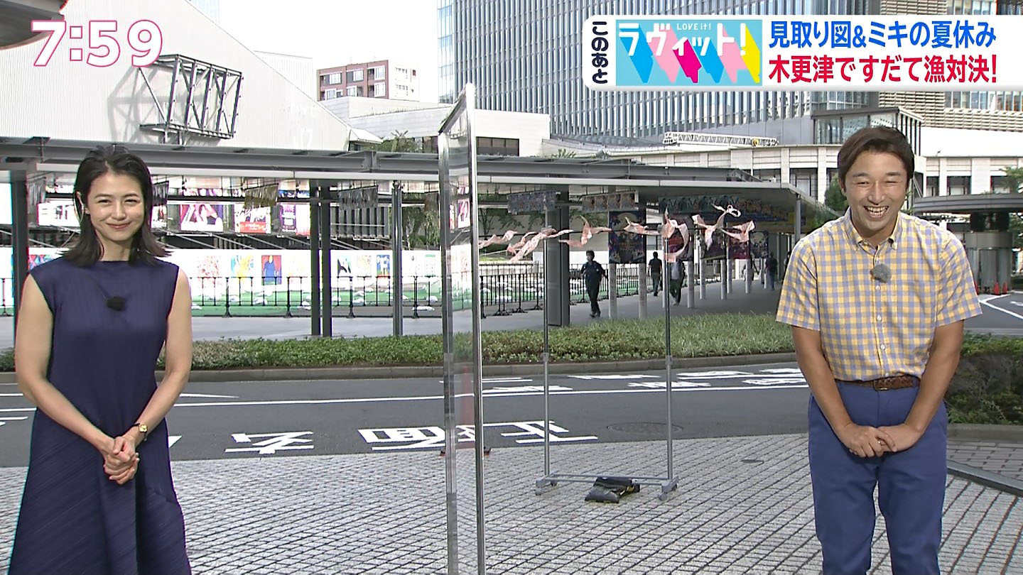 夏目三久アナ うっすらと透けたノースリーブ アナきゃぷ速報