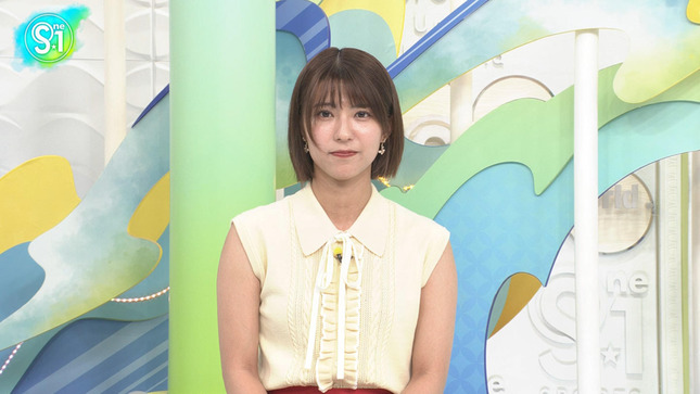 御手洗菜々アナ　ムチムチノースリーブ！！