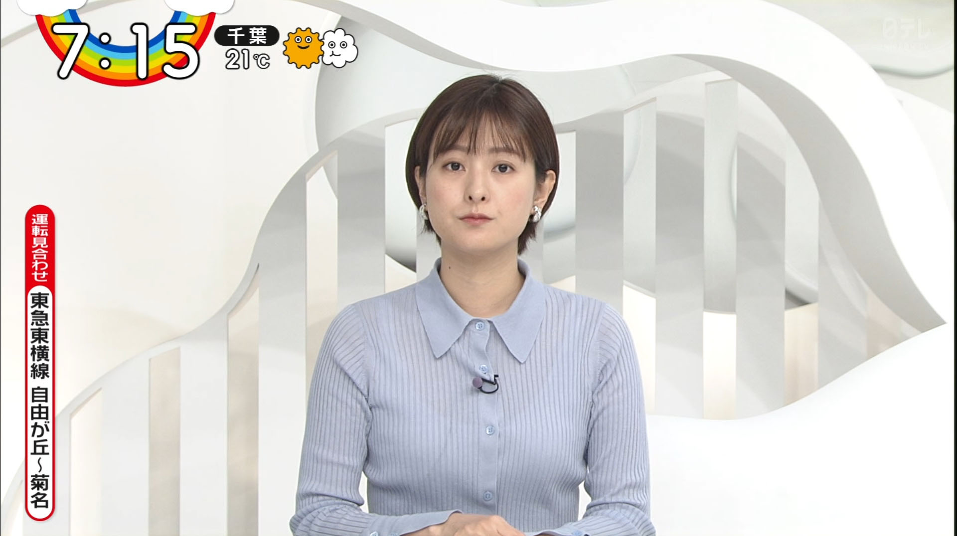 徳島えりかアナが透ける 乗せ乳 アナきゃぷ速報