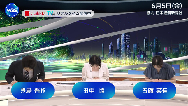 田中瞳 ワールドビジネスサテライト 2