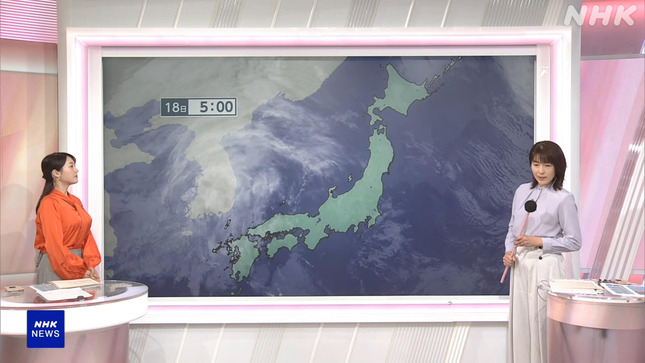 大谷舞風 おはよう日本 NHKニュース 8