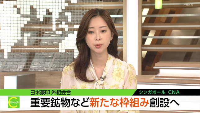 川口由梨香 キャッチ！世界のトップニュース 7