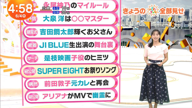 石渡花菜 めざましテレビ 1
