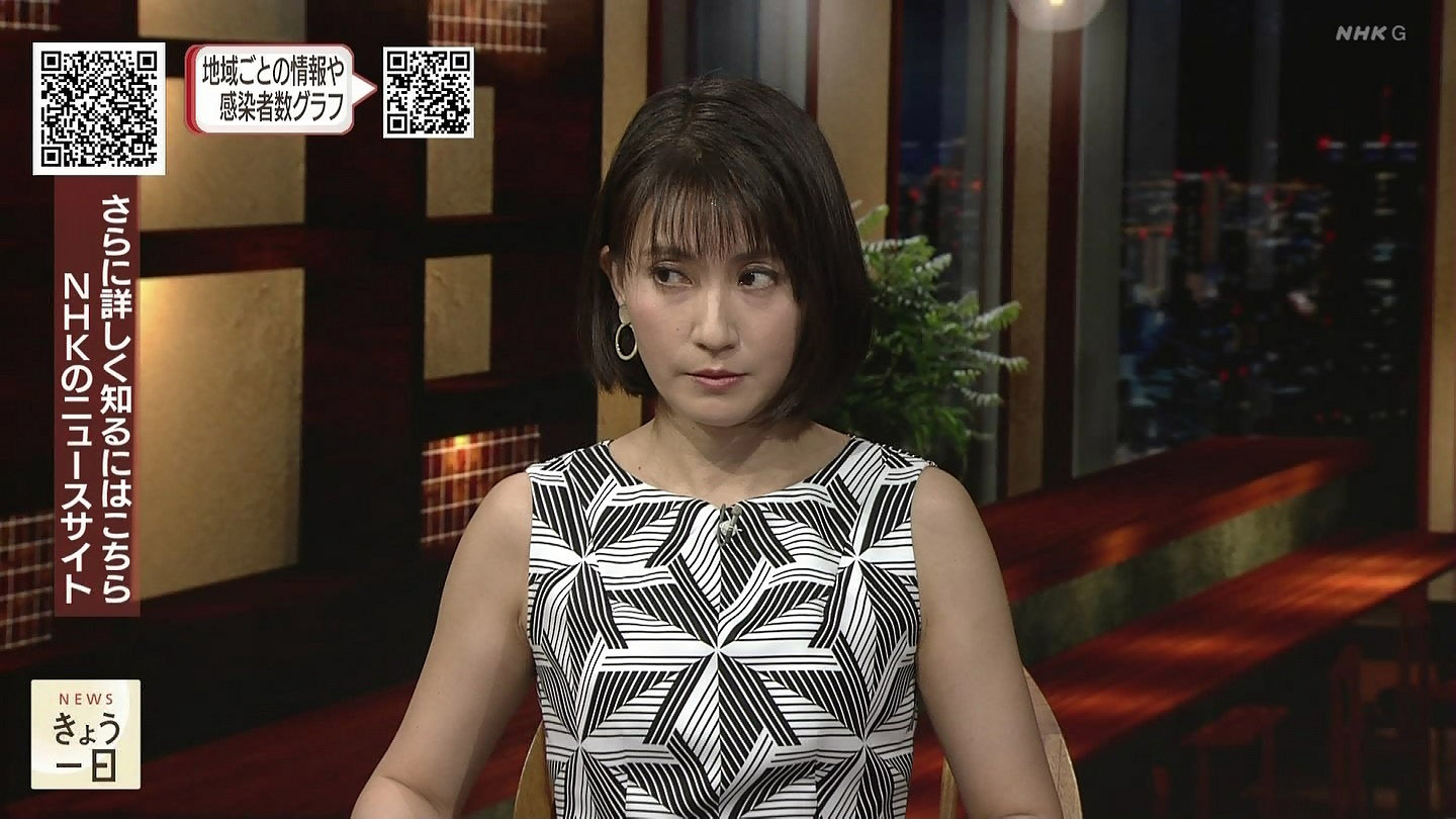 井上あさひエロ 井上あさひアナ ノースリーブ脇、シースルー、ニット乳！！ : アナきゃぷ速報