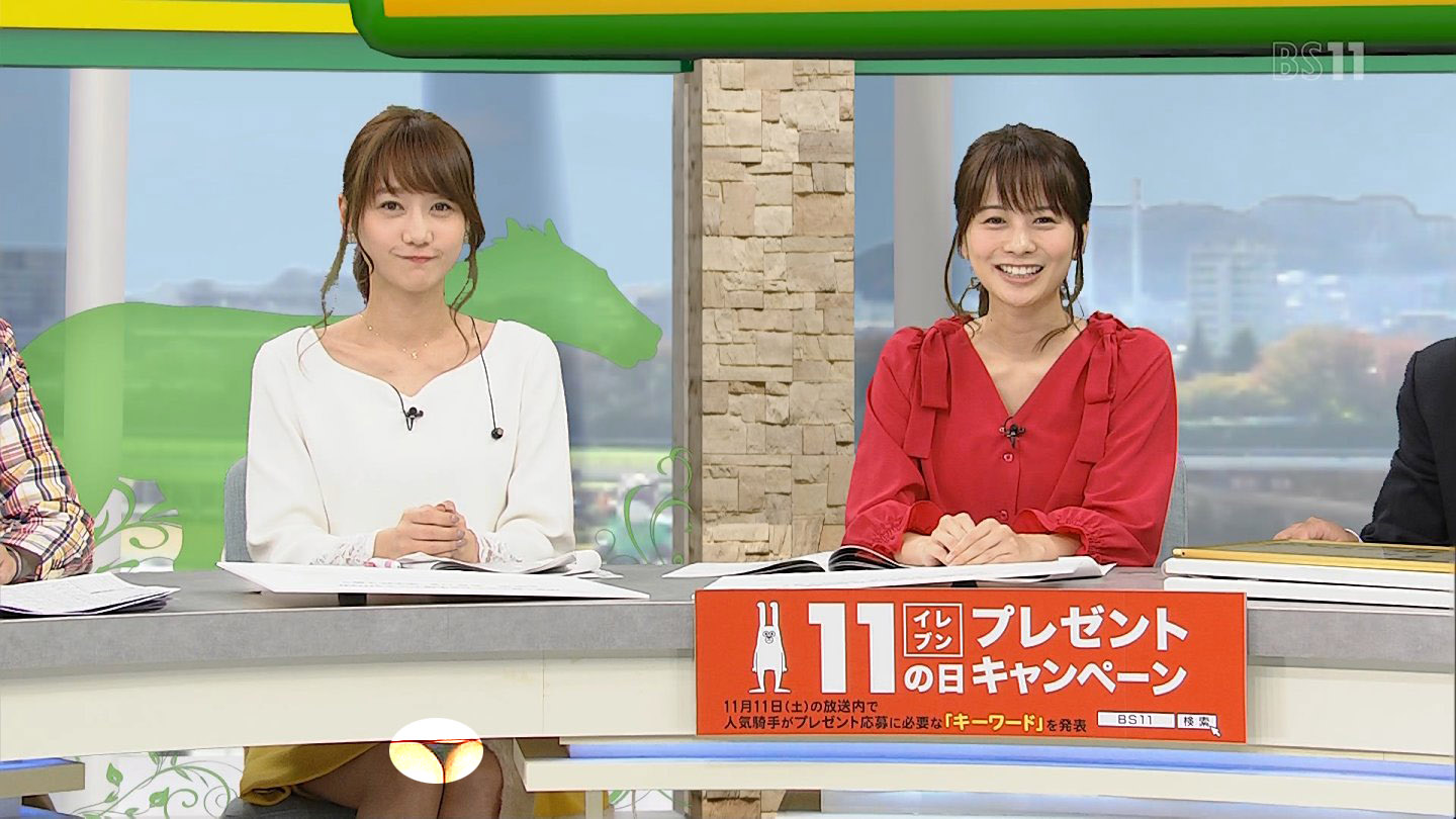 高田秋キャスター 机の下の ゾーン アナきゃぷ速報