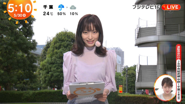 林佑香 めざましテレビ 1