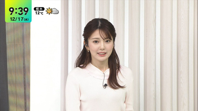 黒田みゆアナ　ニットの胸元！！