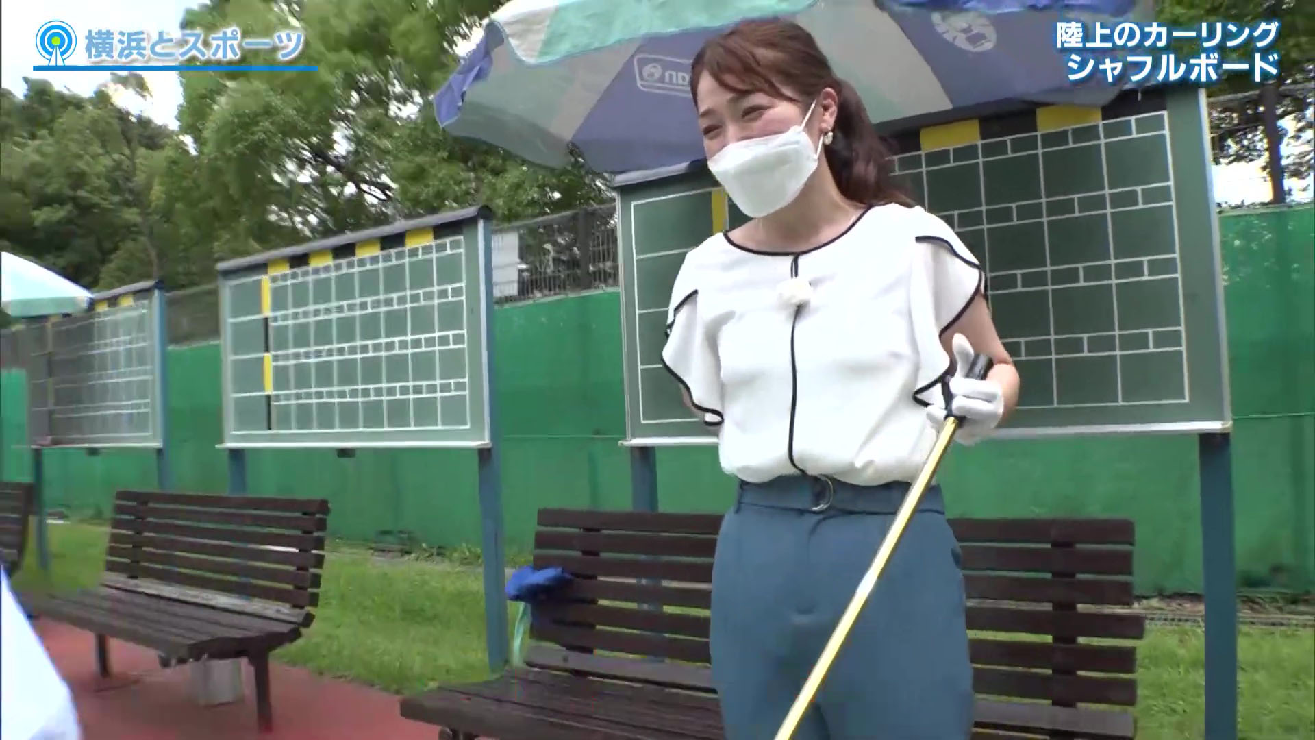 カーリングパンチラ 佐藤美樹アナ お尻にパン線がクッキリ！！ : アナきゃぷ速報