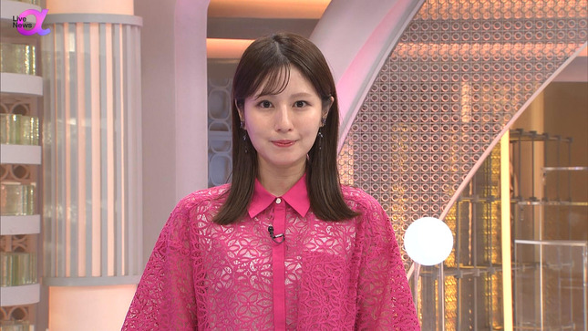 堤礼実アナ　シースルー！！