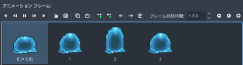 フレーム持続時間の調整