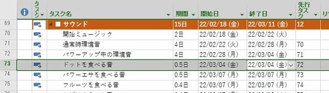 17ドットを食べる音の完成が遅い