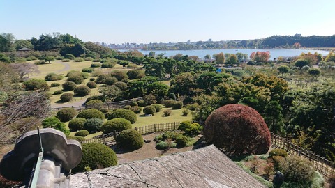 2階から見える景観