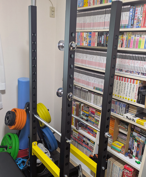 完成したパワーラック