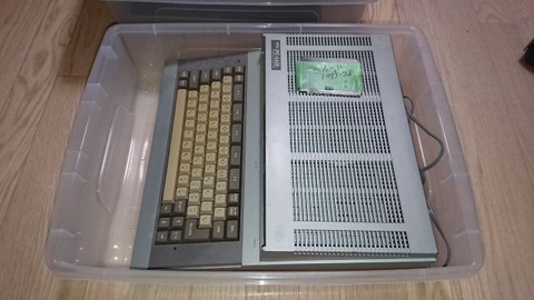 PC-6601を横にしてみた