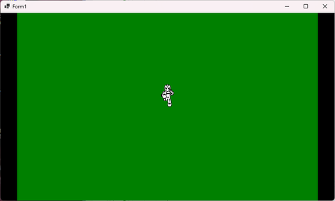 ウィンドウにプレイヤーが表示された