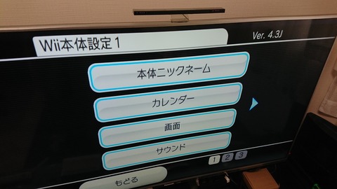 本体バージョンのチェック
