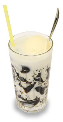 コーヒーゼリーミルクフロート