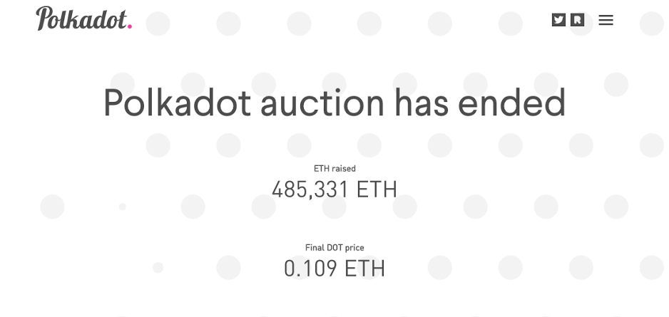 Polkadot:160億円以上の大型調達を完了