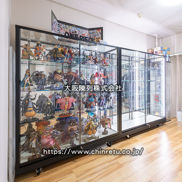 ワンピース フィギュア コレクションガラスケース付　引取限定 楽天市場】ワンピース フィギュア ケース コレクションケース