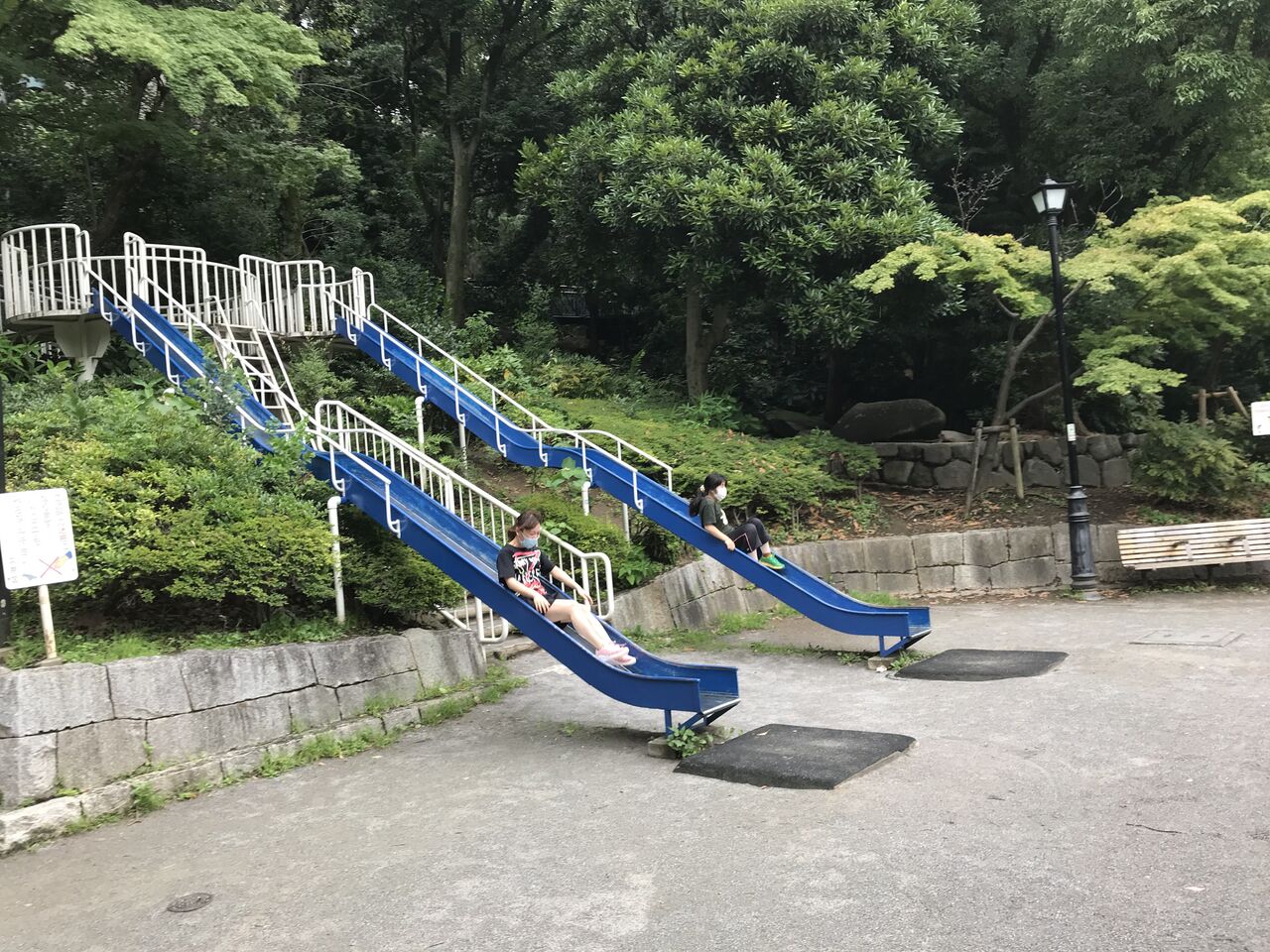 早稲田 江戸川公園にお散歩に行く 福祉型カレッジ ゆたかカレッジ の日々