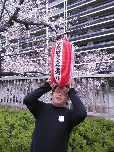 元人さんお花見写真