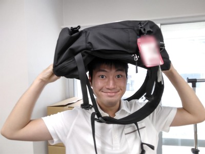 バッグのヘルメット