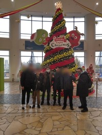 ガチャピンクリスマスツリー