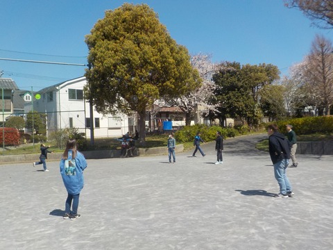 踊場公園での遊び